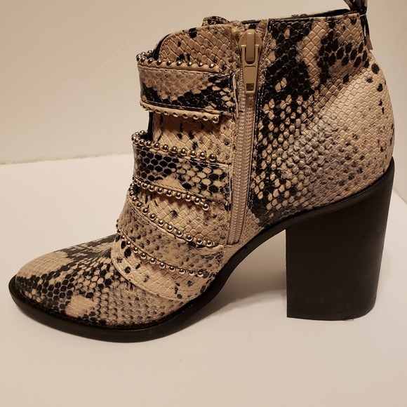 steve madden snakeskin booties